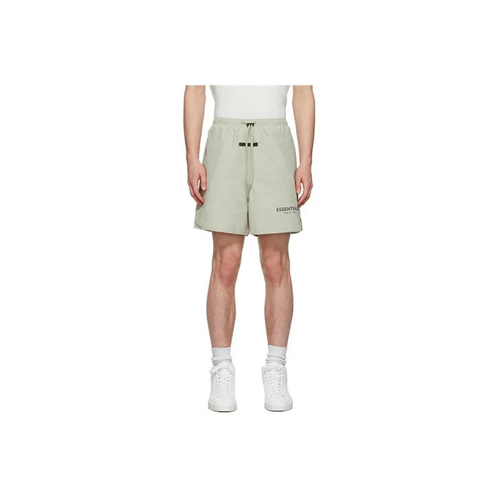 Fear Of God Essentials FW21 Volley Shorts Green/Concrete Casual Shorts Men's Green-0