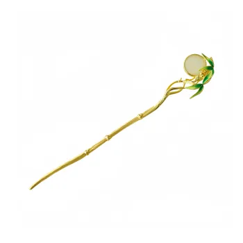Jade Charm Yao Hairpins White Jade Women's