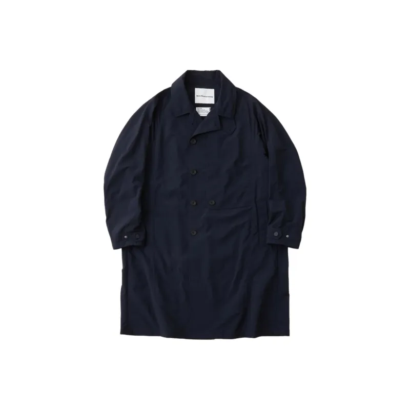 White Mountaineering Trench Coat Men's Dark Blue-0