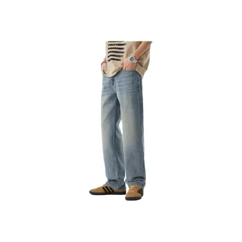 HIPANDA Jeans Men's Nostalgic Blue