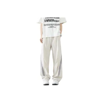 KAIPAINEN Casual Pants Unisex Beige Apricot