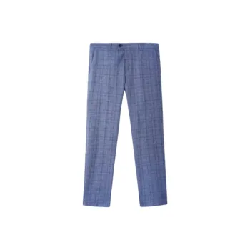 ZIOZIA Suit Trousers Men Blue