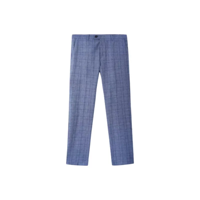 ZIOZIA Suit Trousers Men Blue-0