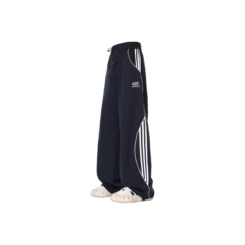 DEAR BETSY Casual Pants Unisex Navy Blue-0