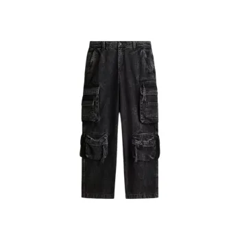 H&M Jeans Men Denim Black