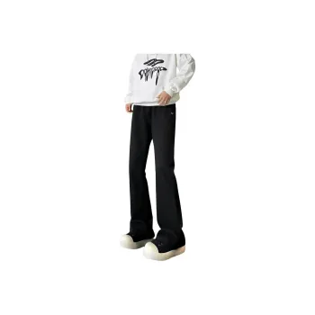 IXXAT Jeans Unisex Black Thickened Fleece