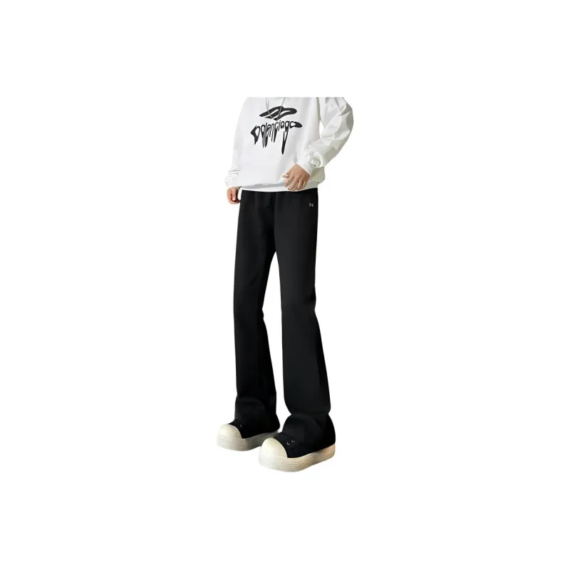 IXXAT Jeans Unisex Black Thickened Fleece-0
