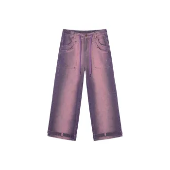 Mmlg Jeans Unisex Pink Purple Gradient
