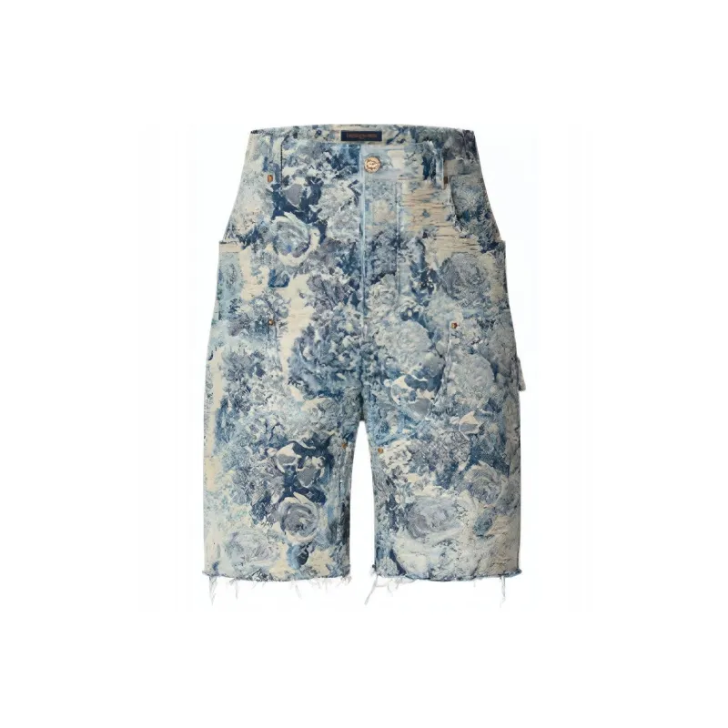LOUIS VUITTON New Quarterly Products Of LV FW22 Shorts Men's Blue-0