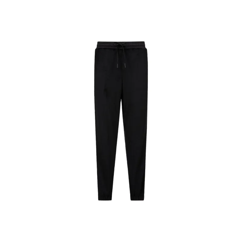 Moncler Knitted Sports Pants Unisex Black-0