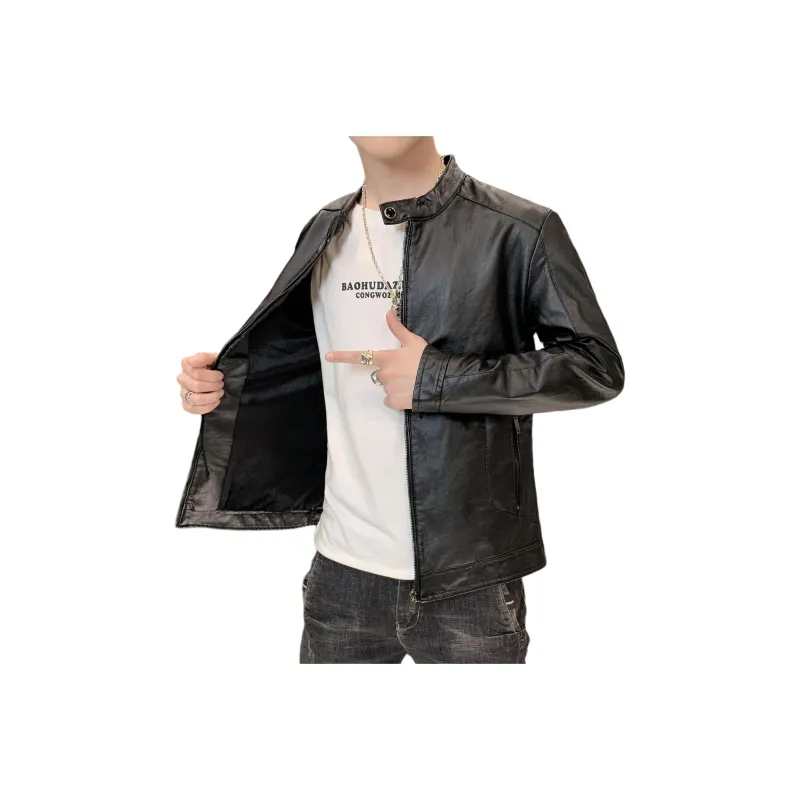 PIERRE CARDIN Leather Jacket Men's-10