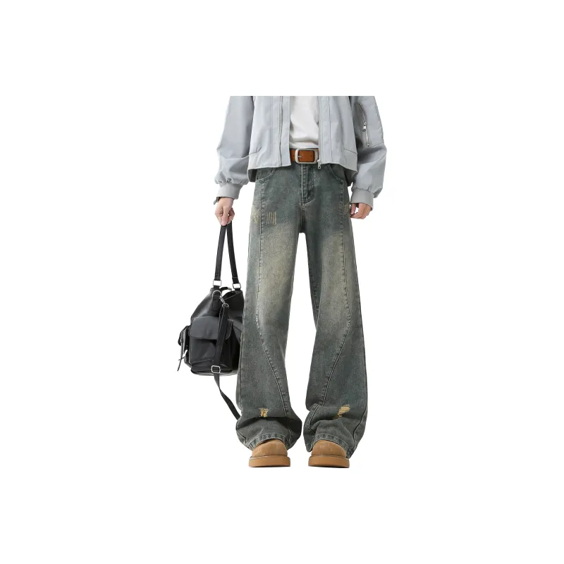JUNGLE PANDA Jeans Unisex Rusty Red-12