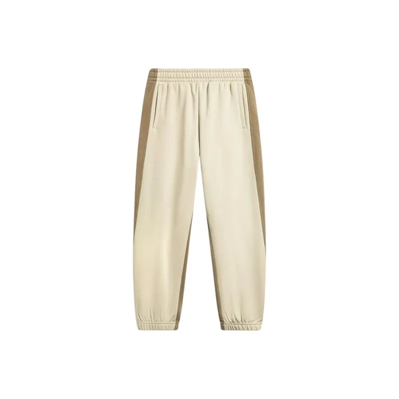 LiNing Sports Life Collection Knitted Sports Pants Men's Light Chestnut Brown-0