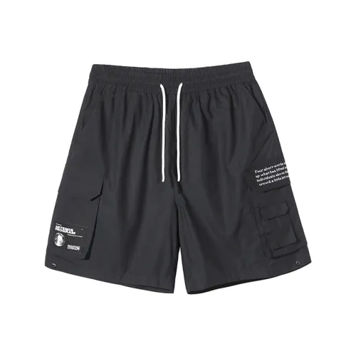 Muscle Dog Loose Fit Shorts Men's Black