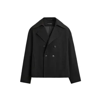 ZARA Trench Coats Men Black