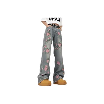 UPXIW Jeans Unisex Blue