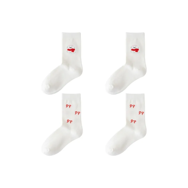 ROBINHOOD Mid Calf Socks Women's Combo Set-6