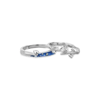 Seven Seven Silver Jewelry S999 Fine Silver Sterling Silver Rings Unisex