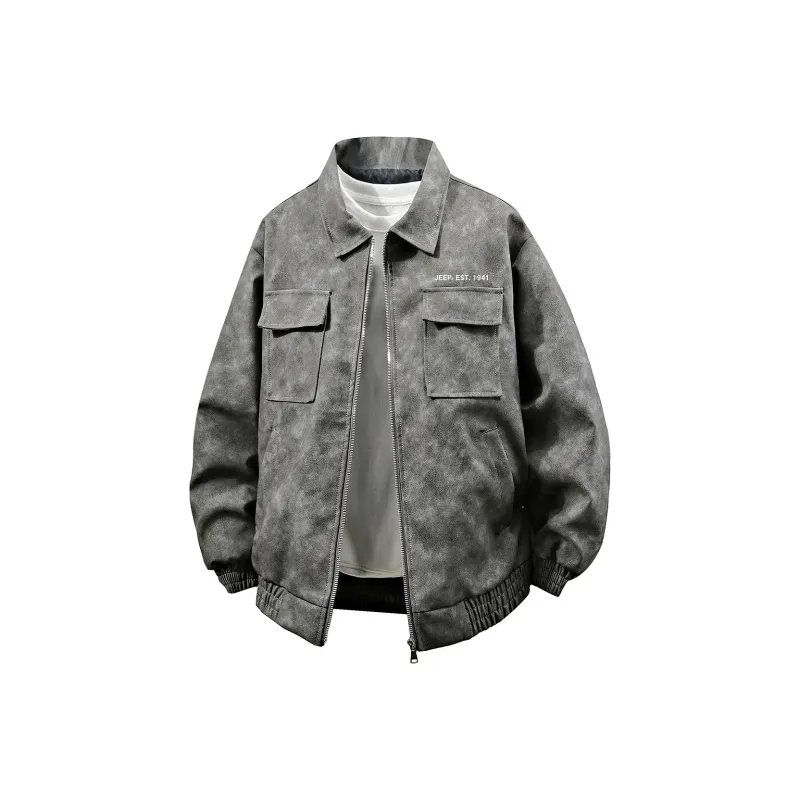 Jeep Grand Cherokee Leather Jacket Unisex-2