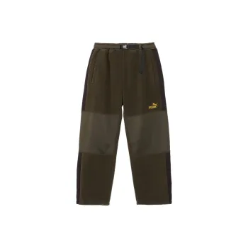 PUMA CORE HERITAGE Casual Pants Men's Dark Olive
