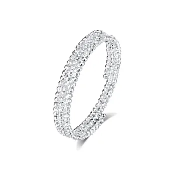 CHINA GOLD S999 Fine Silver Bangles Women's