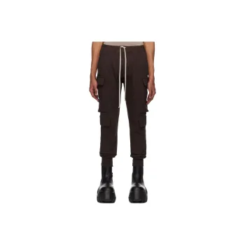 RICK OWENS/RO Cargo Pants Men's Dark Brown