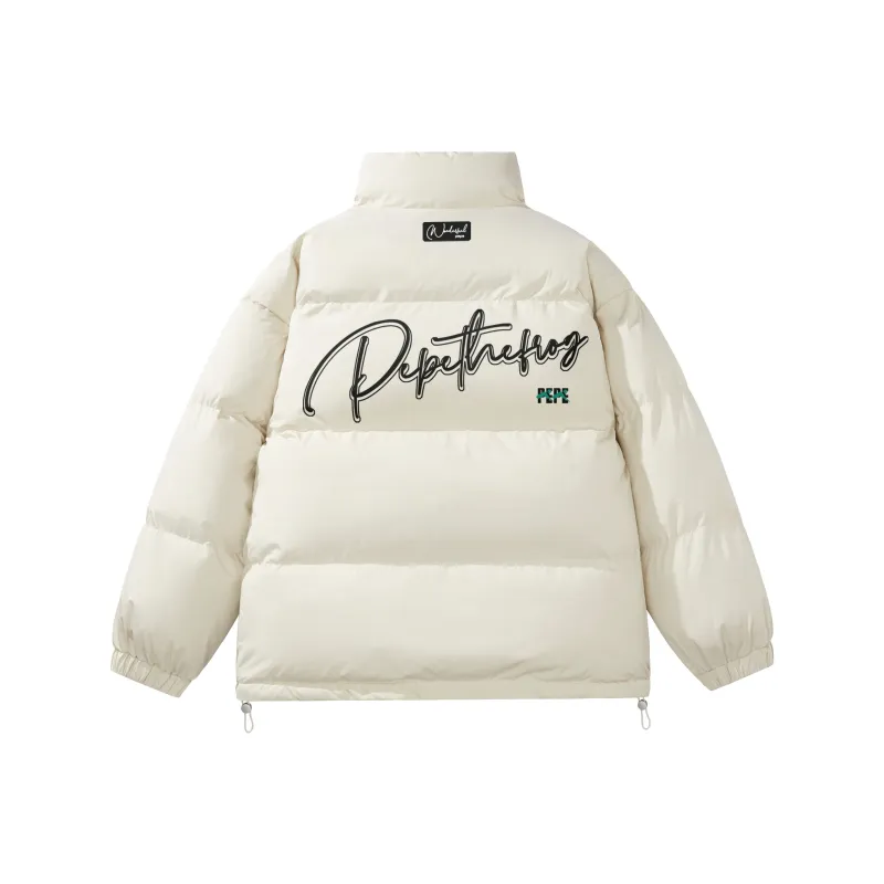 Pepe The Frog Puffer Jacket Unisex-6