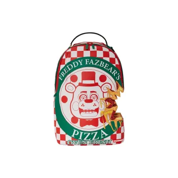 SPRAYGROUND X Five Nights At Freddy's Pizza Takeout DLXV Backpack Red/White/Green