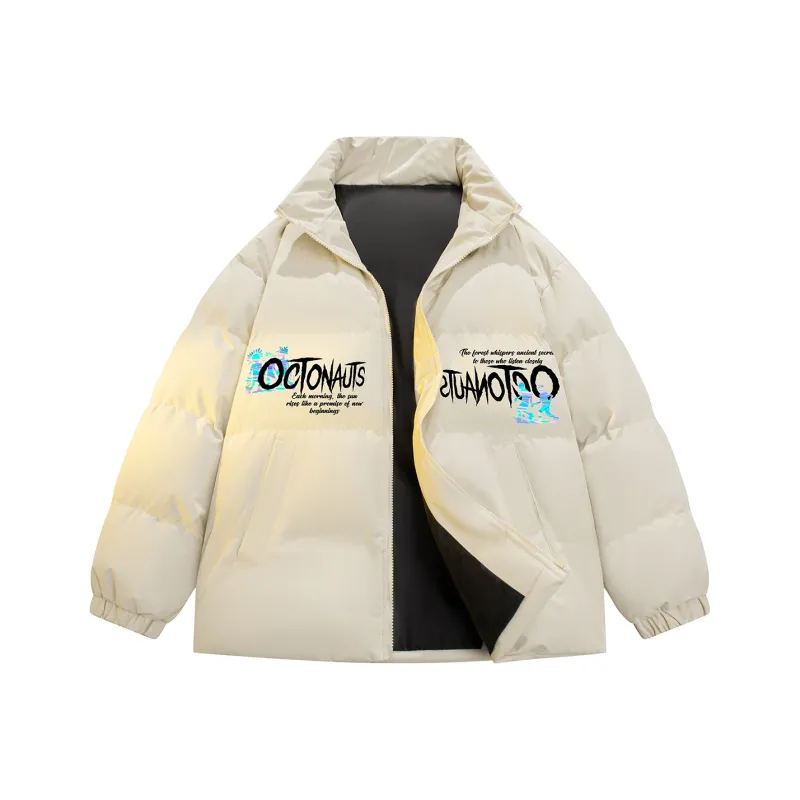 Small Columns Under The Sea Puffer Jacket Unisex-5
