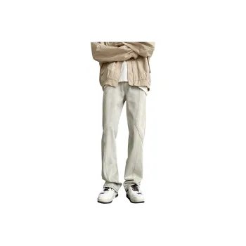 FONDLOOK Jeans Unisex Yellow Mud