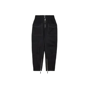 ISABEL MARANT Elasticated Waist Tapered Leg Cargo Trousers