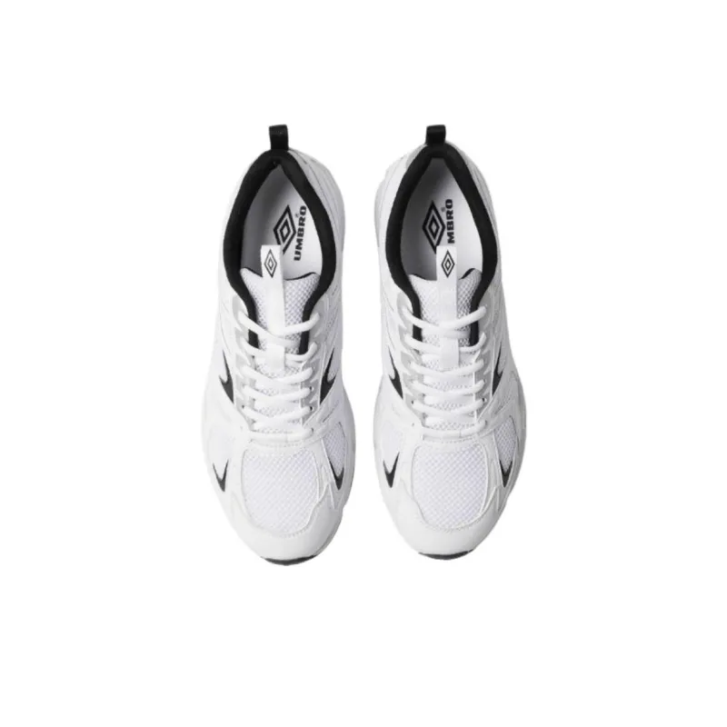 Umbro Anti Slip Wear Resistant Low Top Running Shoes Unisex White-3