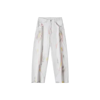FUERZA Jeans Unisex White