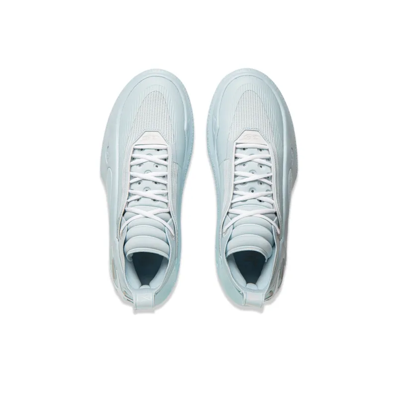 LINING Wow11 Basketball Shoes Men Mid Top Light Sky Blue-3