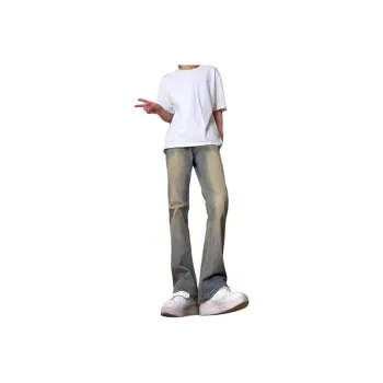 DUATOGE Jeans Men's Vintage Blue