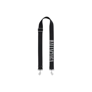 Balenciaga Fabric Shoulder Strap Bag Accessory Unisex Black & White