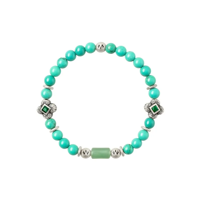 BABAMA Synthetic Turquoise Bracelets Unisex-0