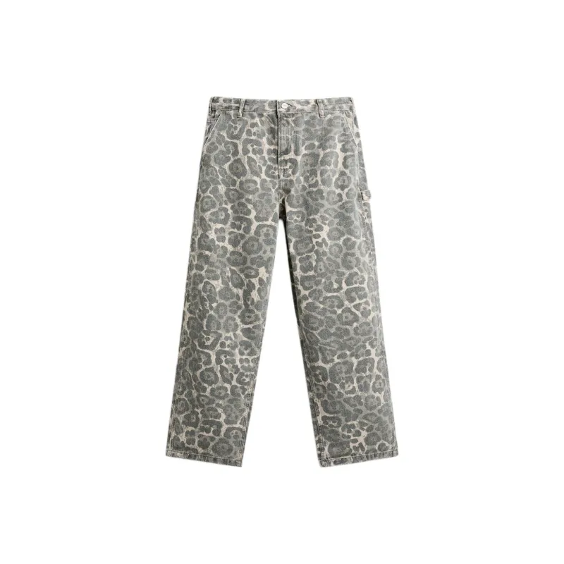 ZARA Casual Pants Men's Leopard Print-0