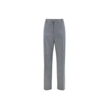 Bottega Veneta High Waisted Straight Leg Trousers