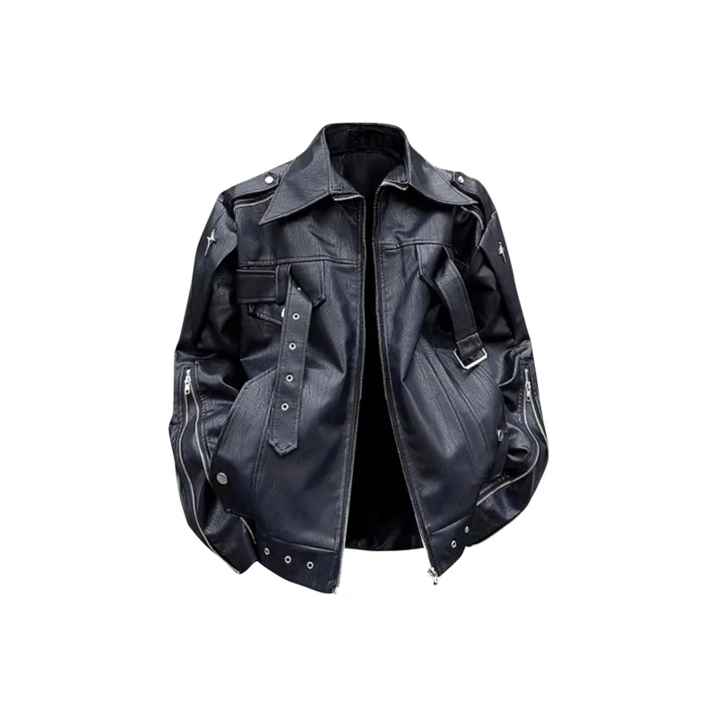 Lulifama Leather Jackets Coats Unisex-5