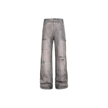CATSSTAC Casual Pants Unisex Gray