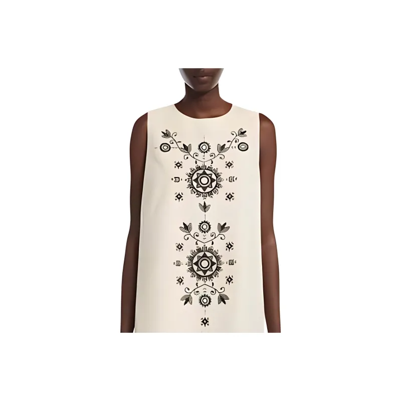 WEEKEND MaxMara Sleeveless Dress Women's Beige-3
