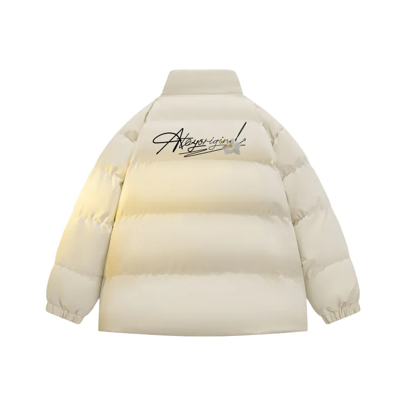 Small Columns Under The Sea Puffer Jacket Unisex-5