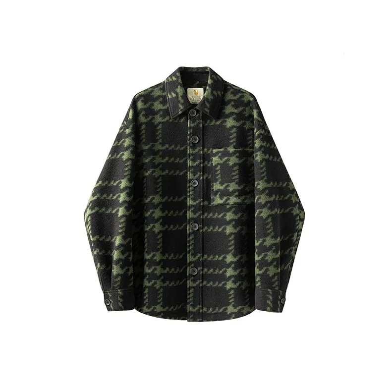 WILLIAM FOX&SONS Jackets Coats Men's Green Lattice-0