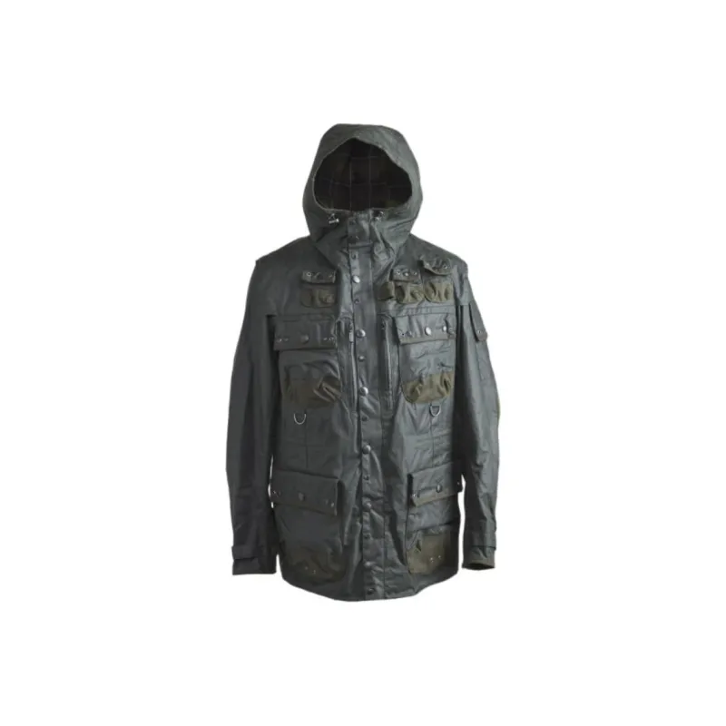 BARBOUR X To Ki To Button-Up Hooded Jacket-0