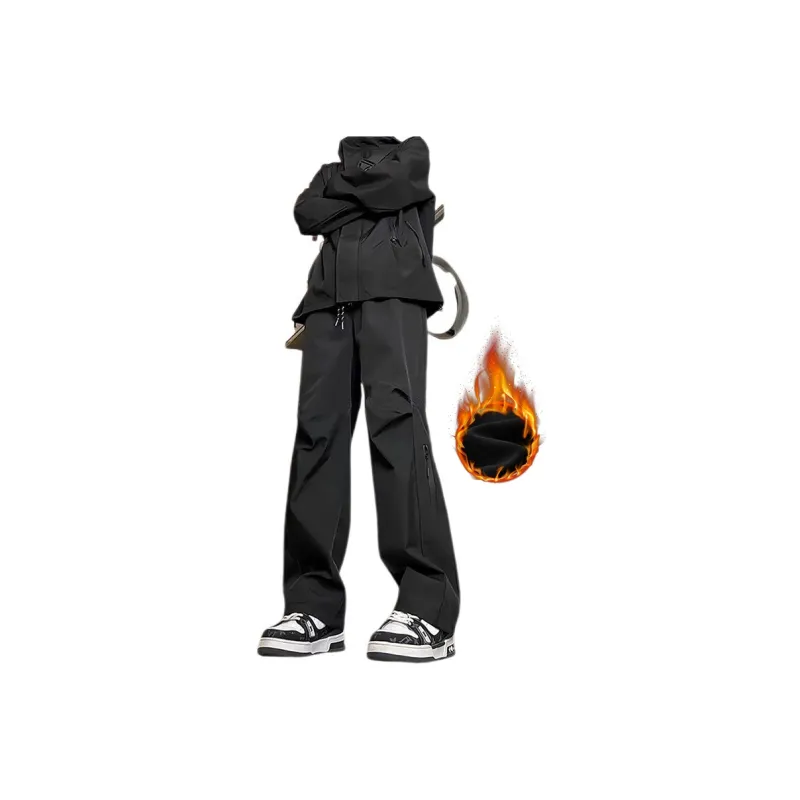 TOUHAOQINGNIAN Casual Pants Unisex-22