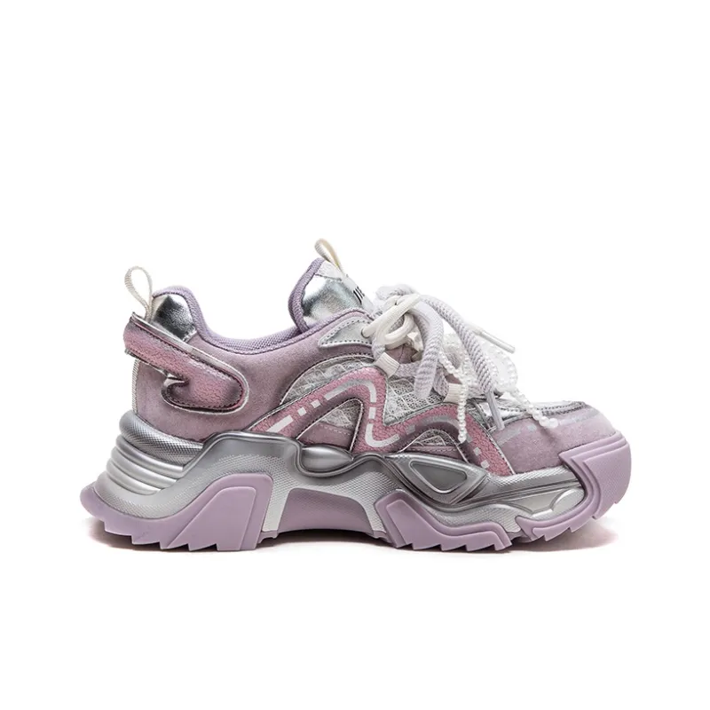 Chibang Breathable Low Top Chunky Sneakers Women's-8