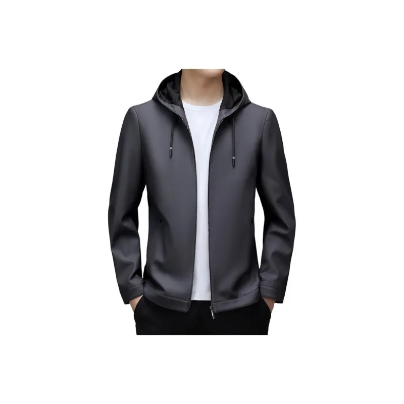 PIERRE CARDIN Leather Jacket Men's-5