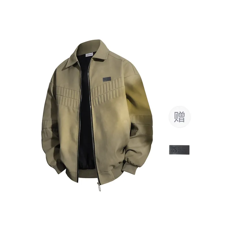 YOSICIL Leather Jacket Unisex Moss Green-0