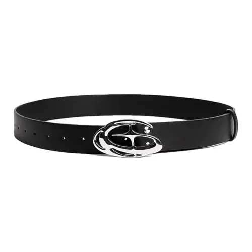 Yalu Preferred Cow Split Leather Belts Unisex Width 3.6CM